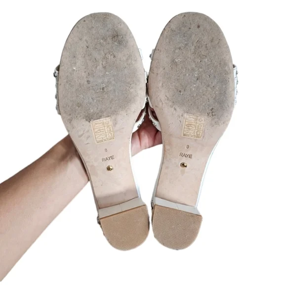 Raye Rainbow Rhinestone Sandals Size 8 - Picture 5 of 10